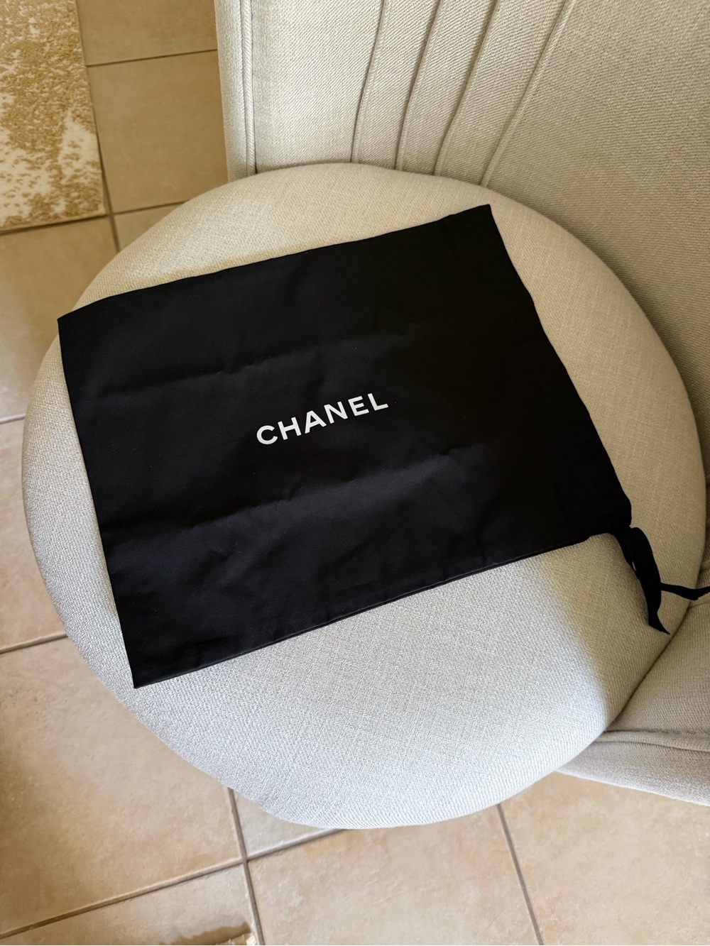 Chanel black dustbag